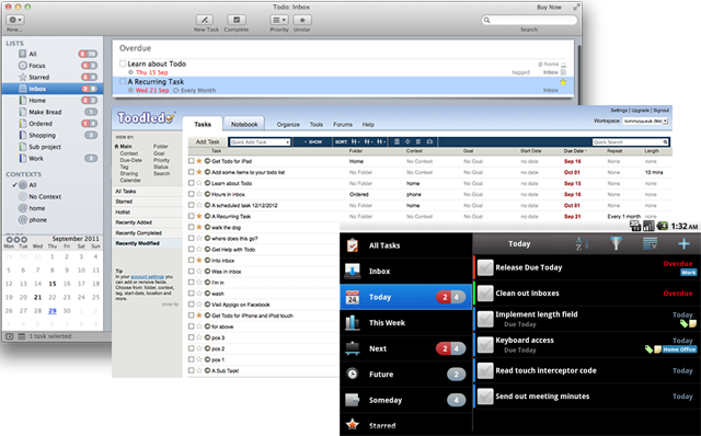 TODO, Toodledo and Due Today